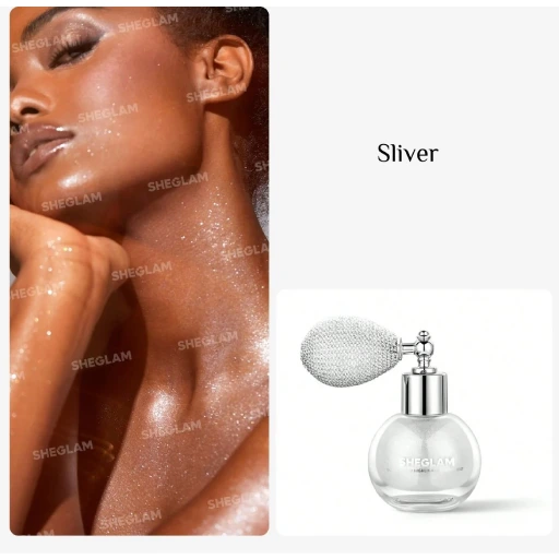 اسپری شاین و مو بدن نقره ای شیگلم | Sheglam Glow Highlighting Body Mist Frosted Opal - تصویر 3