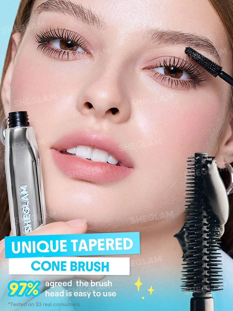 ریمل حجم دهنده و بلند کننده شیگلم مدل Lashlighter Infinite Tubing رنگ مشکی - تصویر 2