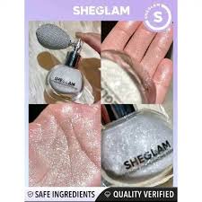 اسپری شاین و مو بدن نقره ای شیگلم | Sheglam Glow Highlighting Body Mist Frosted Opal - تصویر 2