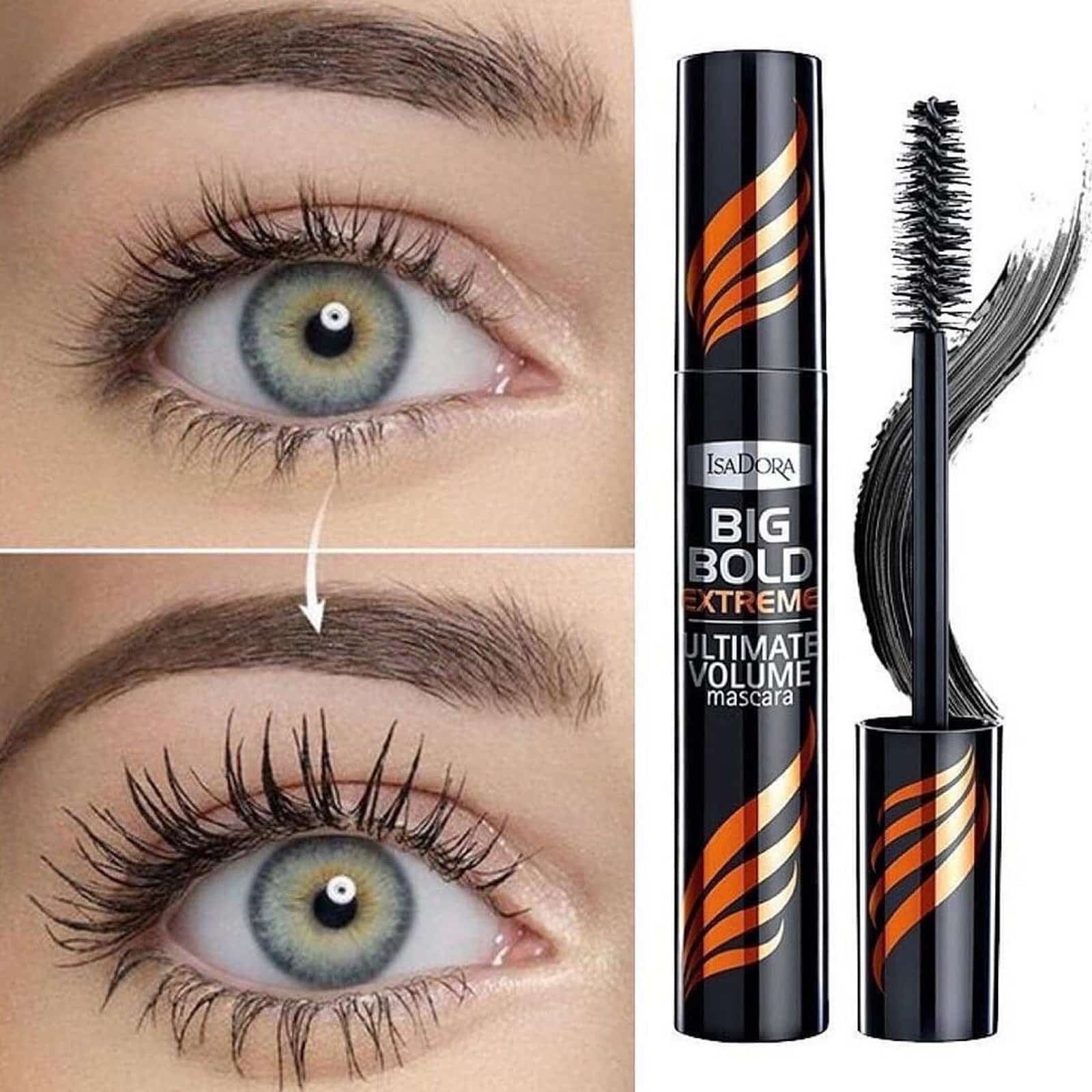 ریمل حجم دهنده ایزادورا نارنجی اصل مدل Big Bold Extreme - تصویر 2