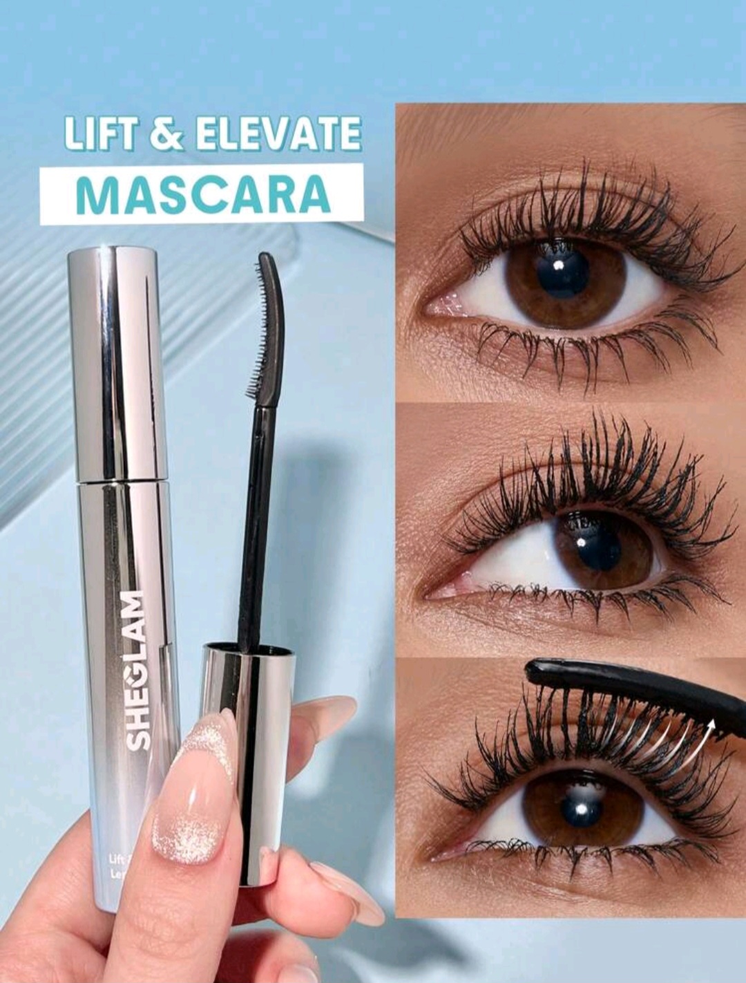 ریمل بلند کننده و حجم دهنده شیگلم مدل Lift And Elevate Lengthening Mascara - تصویر 2