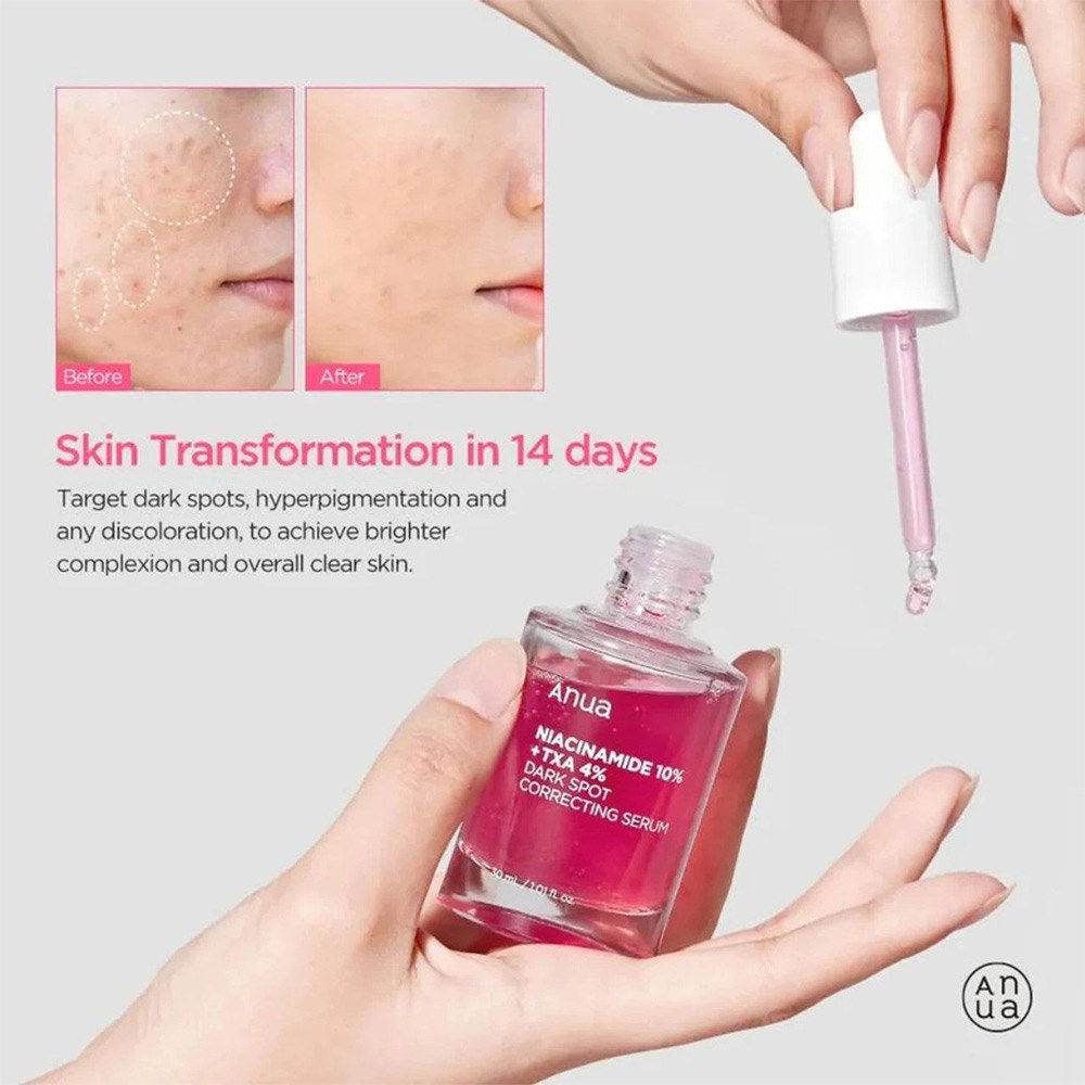 سرم ضد لک و شفاف کننده نیاسینامید آنوا | Anua niacinamide serum volume 30 mil - تصویر 2
